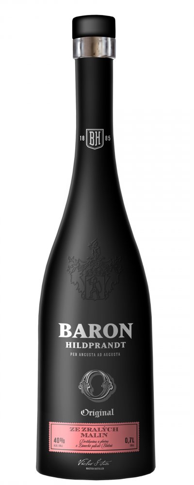 Baron Hildprandt - Ze zralých malin 40% 0,7l (čistá fľaša)