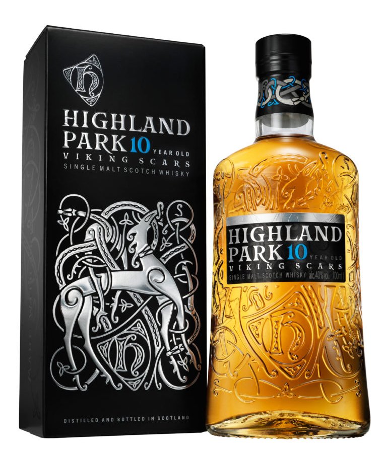 Highland Park 10 letá Viking Scars 40% 0,7l (darčekové balenie kazeta)