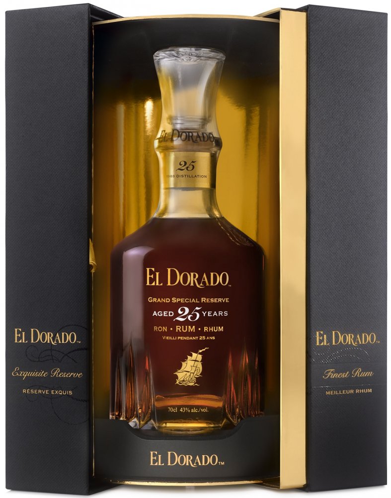 El Dorado 25 YO Vintage Limited Edition 43% 0,7l (dárkové balení kazeta)