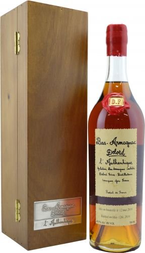 Levně Armagnac Delord L'Authentique 0,7l 46% Dřevěný box
