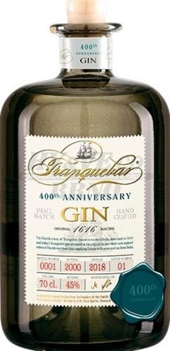 Gin Tranquebar 400th Anniversary 0,7l 45%