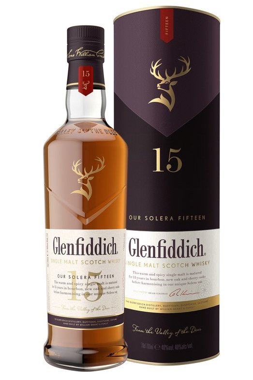 Glenfiddich 15 letá 40% 0,7l (darčekové balenie kazeta)