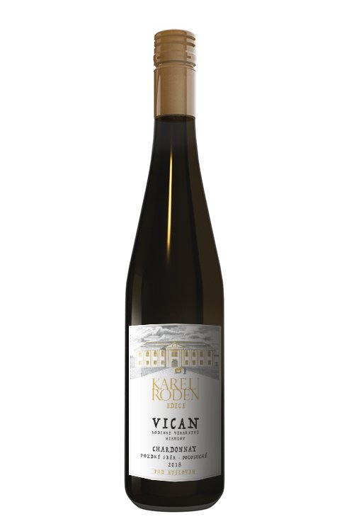 VICAN Chardonnay Edice KAREL RODEN Výběr z hroznů 2020 0,75l 13%