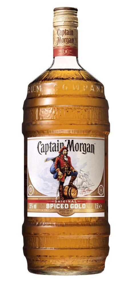 Captain Morgan Spiced 1,5l 35% (holá láhev)
