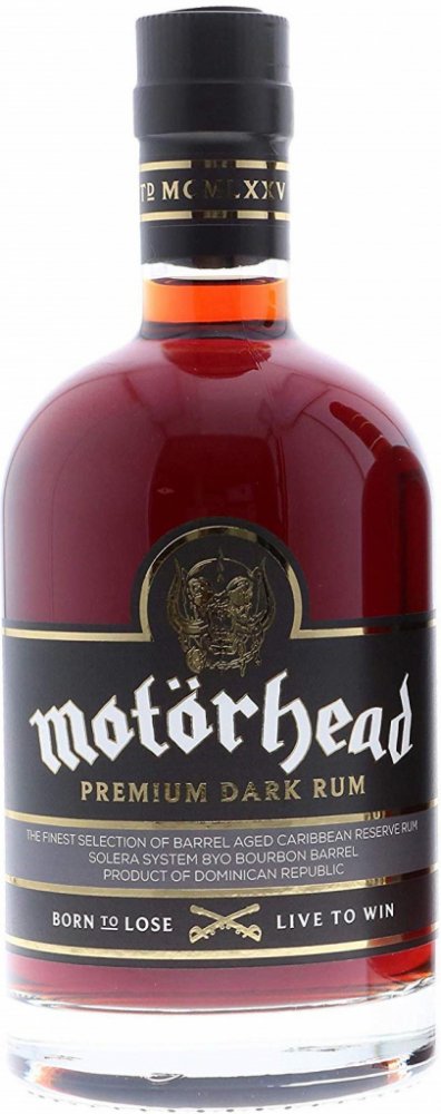 Mötorhead Finest Caribbean Rum 40% 0,7L (holá láhev)