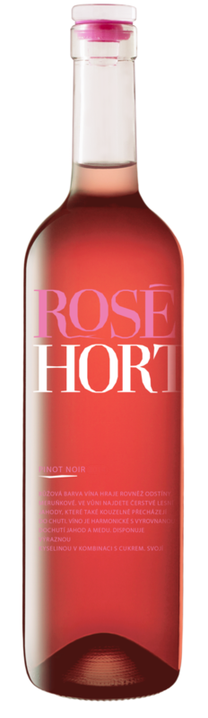 Hort Pinot rosé Pozdní sběr Pozdní sběr 2021 0,75l 13% Etiketa