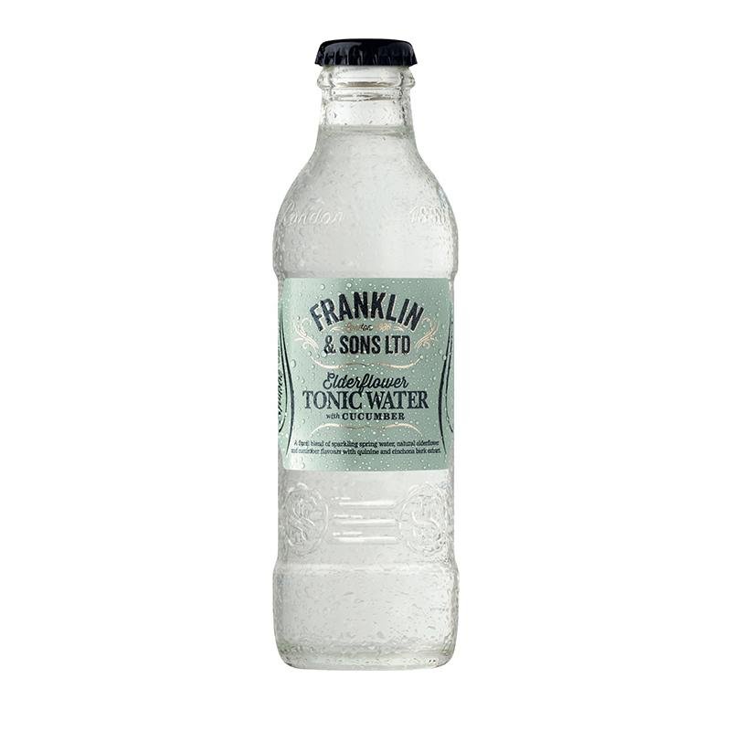 Franklin & Sons Elderflower & Cucumber Tonic Water, 0,2l