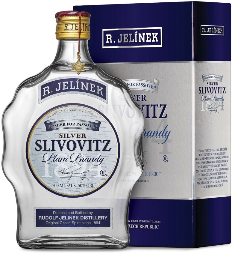Jelínek Silver Slivovitz Kosher 50% 0.7L (karton)