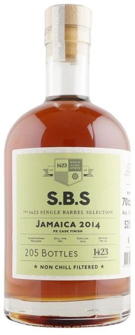S.B.S Jamaica 6y 2014 0,7l 52% / Rok lahvování 2020
