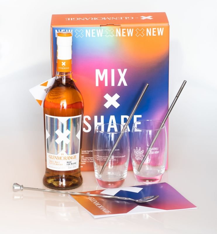 Glenmorangie X Cocktail Mix 0,7l 40% + 2x sklo