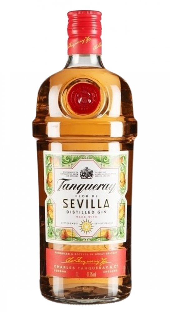 Gin Tanqueray Flor De Sevilla 41,3% 1l (holá láhev)