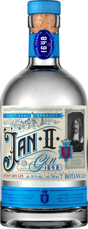 Jan II Gin 40% 0,7l (holá láhev)