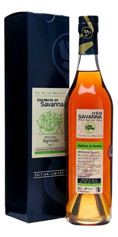 Savanna Porto No. 975 6y 2002 0,5l 46% GB L.E. / Rok lahvování 2009