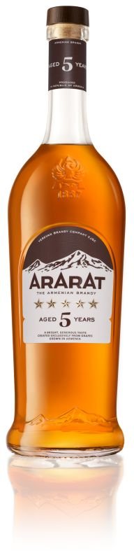 Ararat 5 letá 40% 0,7l (čistá flaša)