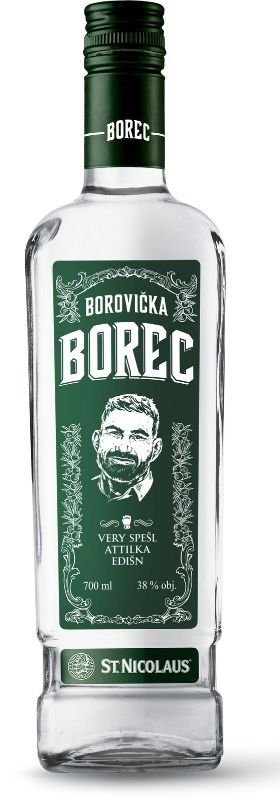 Borovička Borec Very Spešl Attilka Edišn 0,7l 38% L.E. / Rok lahvování 2021