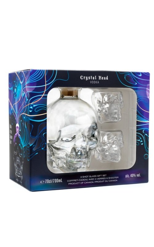 Crystal Head Vodka 0,7l 40% + 2x sklo GB