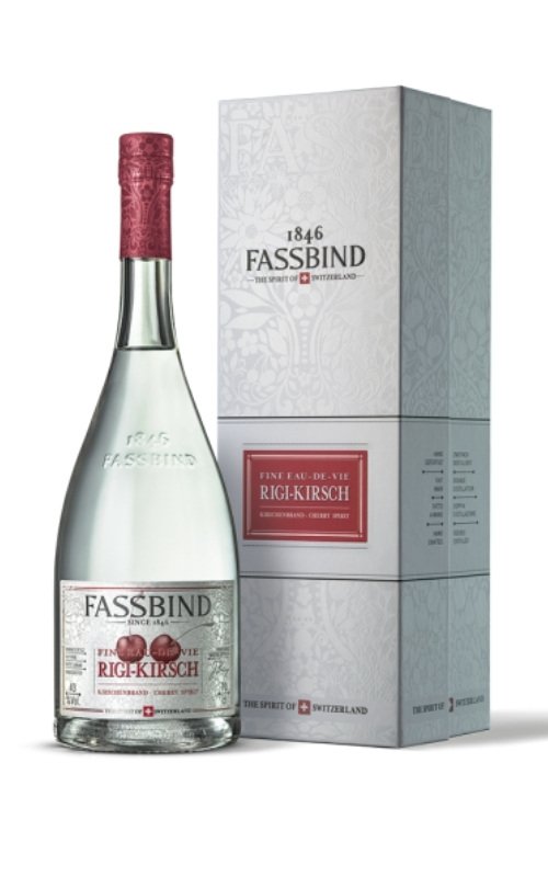 Fassbind Eau de Vie Rigi-Kirsch - Třešeň 0,7l 43% GB