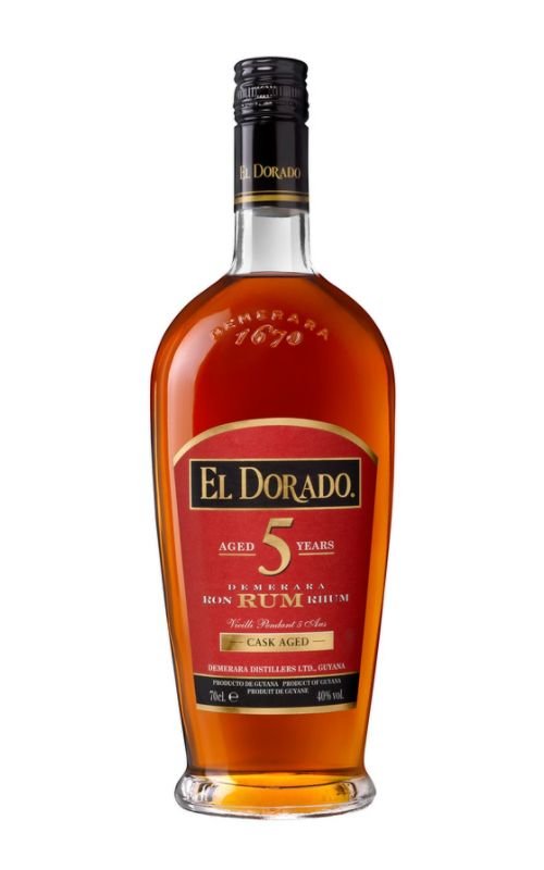 El Dorado 5 letý 40% 0,7l (čistá fľaša)