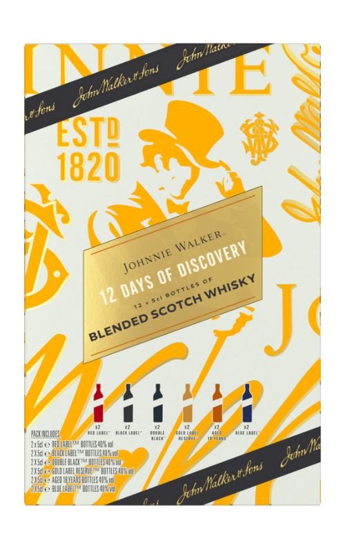 Johnnie Walker 12 Days of Discovery 12×0,05l 40% GB