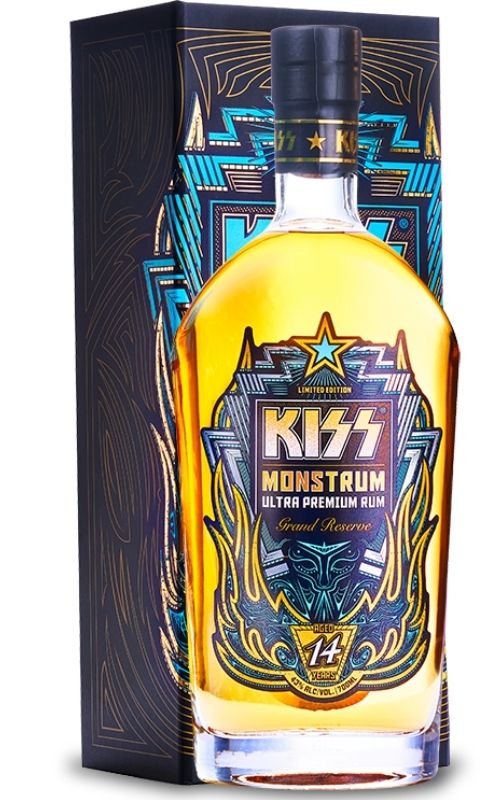 KISS Monstrum 14 YO Caribbean, Gift box, 43%, 0,7l