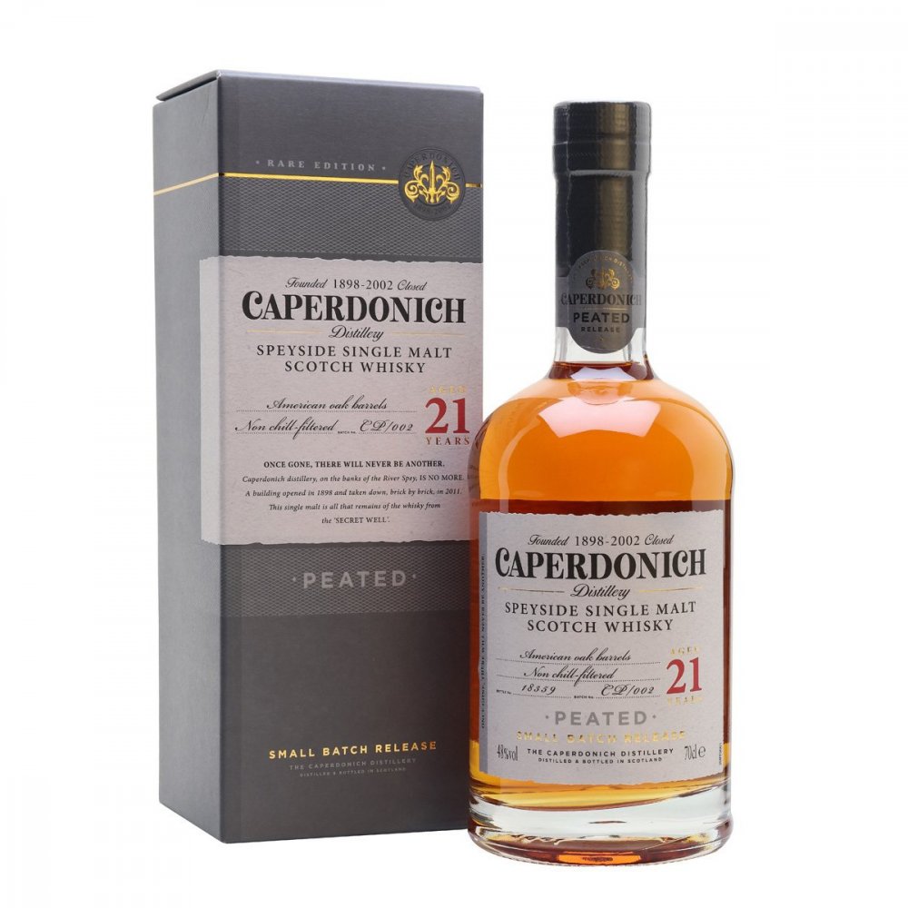 Caperdonich Peated Small batch 21y 0,7l 48% LE