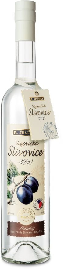 R. Jelínek Vizovická Slivovice 2020 Stanley 50% 0,7L (holá láhev)