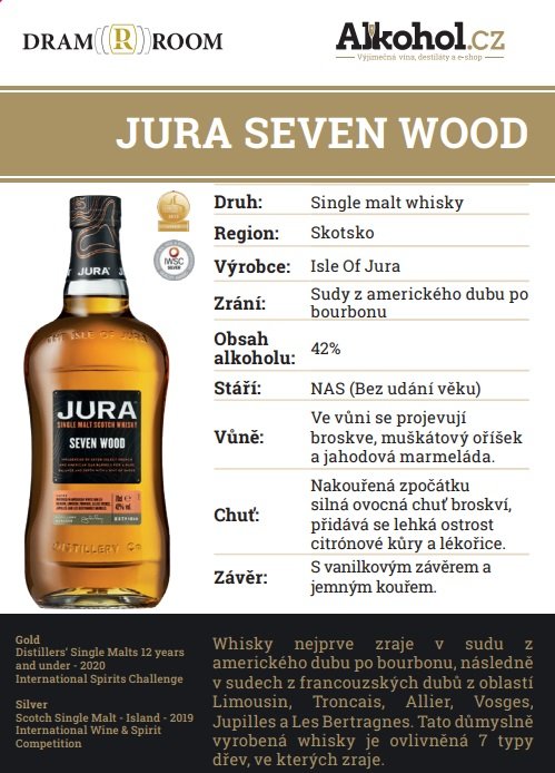 Isle Of Jura Seven Wood 0,04l 42%