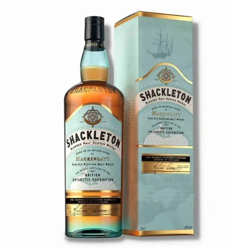 Mackinlay's Shackleton Blended Malt 1l 40% GB LE