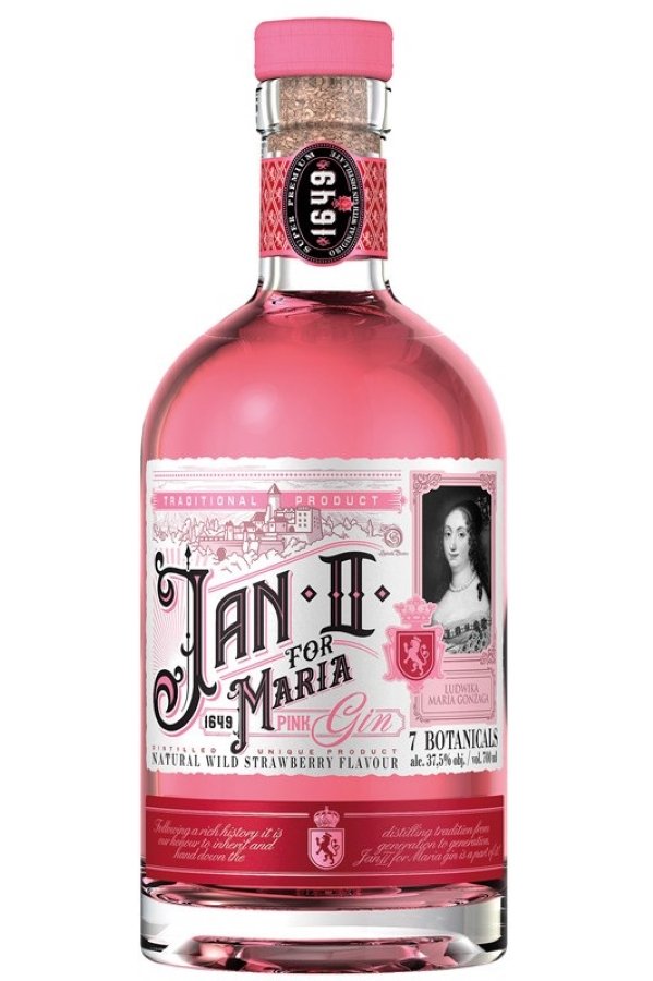 Jan II. For Maria Pink Gin 0,7l 37,5%