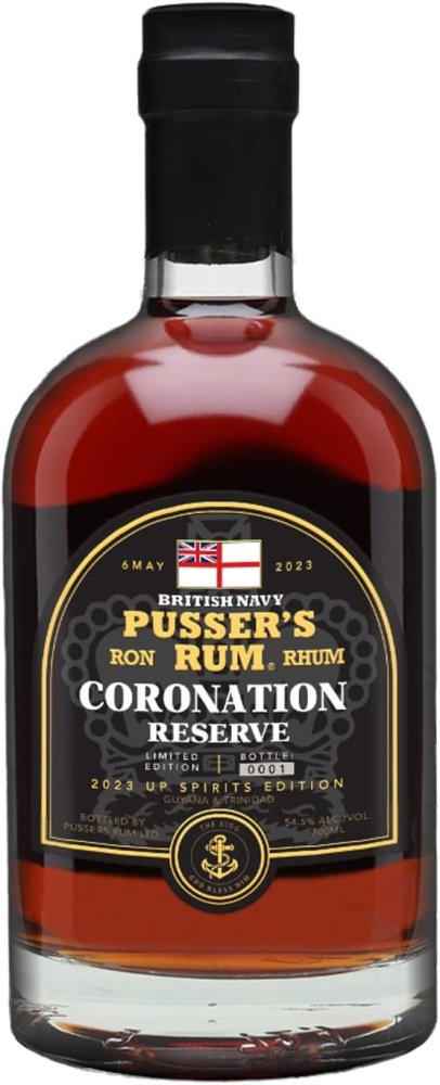 Pusser's Coronation Reserve British Navy Rum 0,7l 54,5% LE
