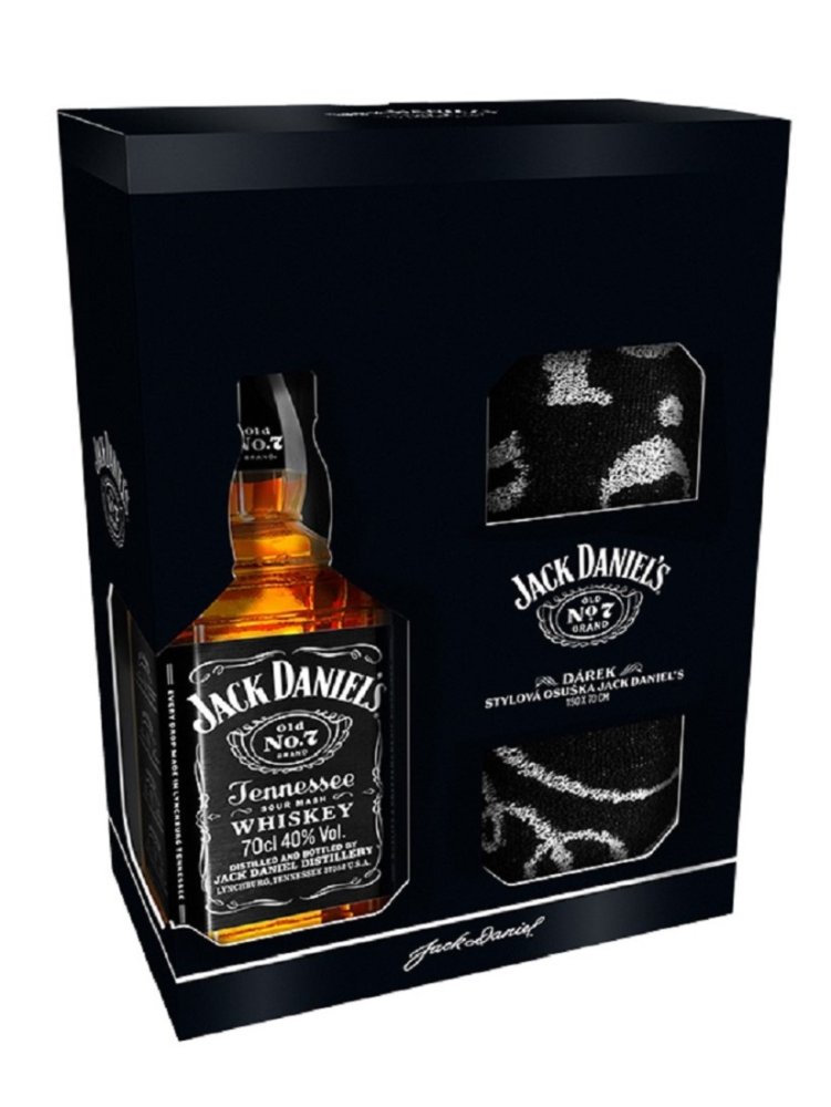 Levně Jack Daniel's No.7 + osuška 0,7l 40% GB