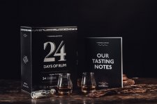 Rumový kalendář 2019 24×0,02l 40% + 2x sklo GB