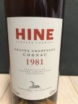 Aukce HINE Vintage 1981 0,7l 40% GB L.E.