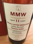 Aukce Scheer-Velier MMW Wedderburn Tropical Aging 11y 0,7l 69,1%