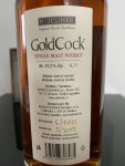 Aukce Gold Cock Small batch 22y 1992 0,7l 49,2% L.E. - 109/1428