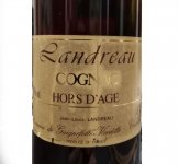 Aukce Jean Louis Landreau Cognac Hors D'Age 0,7l 40%