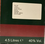 Aukce Jameson 4,5l 40% Kolébka