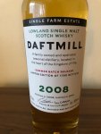 Aukce Daftmill Summer Batch Release 11y 2008 0,7l 46% L.E.