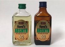 Aukce Havel's absinth 2×0,05l 60%