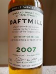 Aukce Daftmill 2007 0,7l 46% L.E.