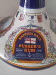 Aukce Pusser's British Navy Rum John Paul Jones Decanter 1l 47,75%