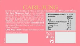 Carl Jung Mousseux Rose 0,75l 0,5%