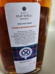 Aukce Old Well Kagor & Bourbon Barrels 2018 0,5l 57,4% L.E. k 20.výročí Skotských her Sychrov pro členy Whisky & You - 126/389