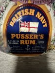 Aukce Pusser's British Navy Rum John Paul Jones Decanter 1l 47,75%
