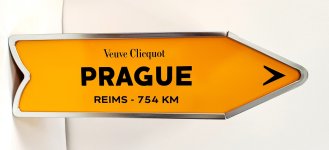 Veuve Clicquot Arrow Prague Brut 0,75l 12% GB L.E.