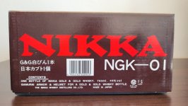Aukce Nikka Gold & Gold Samurai Edition 0,75l 43% GB