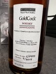 Aukce Gold Cock "Masaryk" 26y 1992 0,7l 61,5% GB L.E. - 134/199
