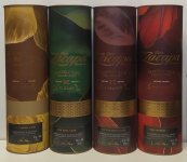 Aukce Ron Zacapa Heavenly Cask Collection 4×0,7l 40% L.E. Tuba + skleničky