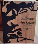 Aukce Cutty Sark Tam O'Shanter 25y 0,7l 46,5% L.E. Dřevěný box