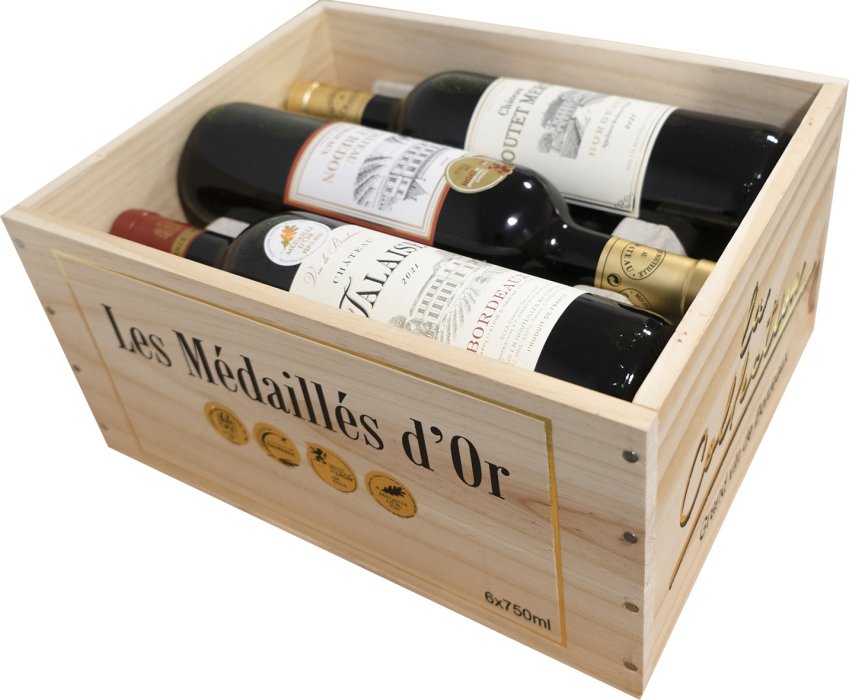 Collection 6 vins rouges de Bordeaux